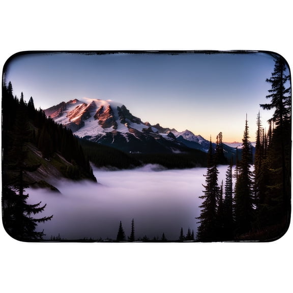 Mount Rainier Scenic Landscape Photo I - 12" x 18" Art Print Wall Decor