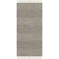 thumbnail image 6 of SAFAVIEH Montauk Karlene Geometric Striped Cotton Runner Rug, Ivory/Anthracite, 2'3" x 18', 6 of 8