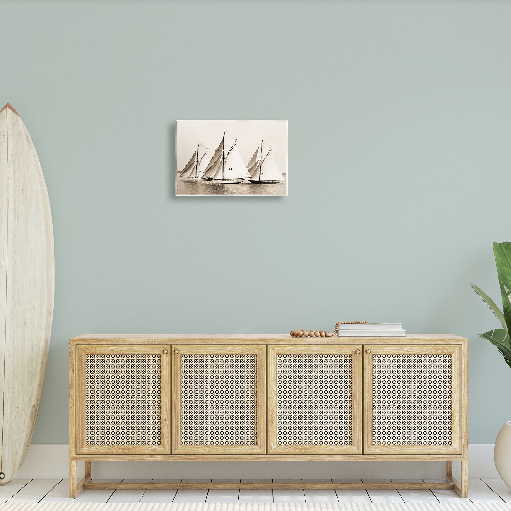 Stupell Industries Vintage Ship Fleet Transportation Photography Unframed Art Print Wall Art, 19 x 13