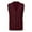 a-Red319, variant on Mens Sweater Vest Solid Color Cable Knit Vest V Neck Button Front Sleeveless Pockets Casual Warm Cardigan Vest For Daily Outdoor Office Wear Fashionable Knitwear