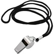 Metal Referee Whistle Coaches Sports Whistle with Lanyard for School Sports Soccer Basketball  Lifeguard Protection