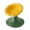 Yellow, variant on Fairela Lightweight Habitat Mounted Regular Ceramic Food & Water Bowl with 1 Cat Bowl, Pink Floral