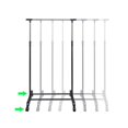 thumbnail image 5 of vidaXL Adjustable Clothes Rack 4 Castors 1 Hanging Rail, 5 of 5