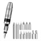 thumbnail image 1 of Destornillador Manual Inalámbrico para el Hogar, Kit de 13 Destornilladores de para Bricolaje, Herramientas para Golpear Tuercas., 1 of 5