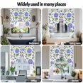 thumbnail image 6 of Retro Purple Swag Valances for Windows 2 Pack Hydrangeas Floral Leaf Country Plant Farmhouse Swag Kitchen Curtains 45 Inches Long Rod Pocket Short Window Treatment for Kitchen Bathroom 36"x45", 6 of 8