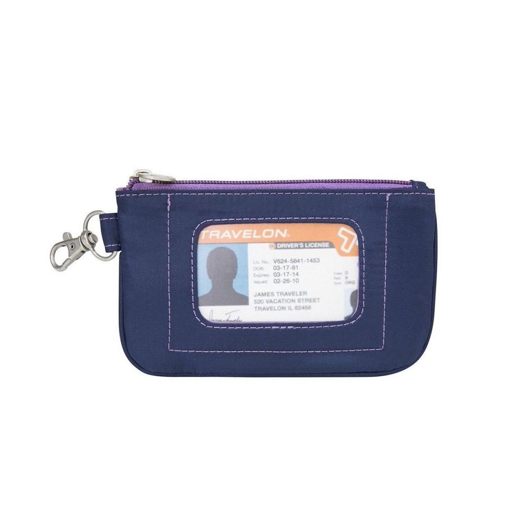 小物 NEXTRAVELER TOOLS COIN AND CARD HOLDER Travelon RFID Blocking Daisy Zip ID Card Holder Coin Pouch