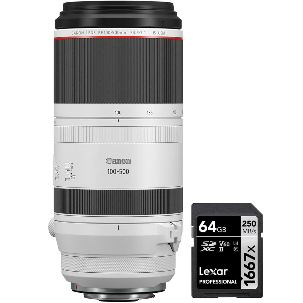 【美品】CANON RF100-500mm F4.5-7.1 L IS USM Canon RF 100-500mm F4.5-7.1 L IS USM Super-Telephoto Zoom Lens