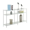 thumbnail image 2 of Ergode Royal Crest Console en Verre 3 Niveaux 54 Pouces, 2 of 5