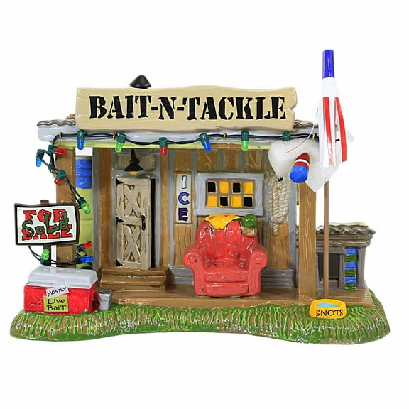 Department 56 Villages Selling The Bait Shop - One Village Building 5.5 Inch, Ceramic - National Lampoons Christmas Vacation 6011426