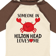 thumbnail image 4 of Inktastic Someone in Hilton Head Loves Me Boys or Girls Long Sleeve Baby Bodysuit, 4 of 5