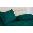 thumbnail image 3 of D.N.G. BEDDINGS Luxury 4 Piece Sheet Set with 12 Inch Deep Pocket 800 Thread Count 100% Egyptian Cotton Stripe Teal Color Twin Size, 3 of 3