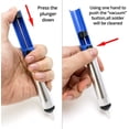 thumbnail image 4 of Mecha de soldadura XianweiShao 3 bombas desoldadoras 2 trenzas 2.5 mm 1.5 m azul, 4 of 5