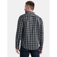 thumbnail image 2 of George Men's and Big Men’s Button Down Poplin Shirt with Long Sleeves, Sizes S-3XL, 2 of 4