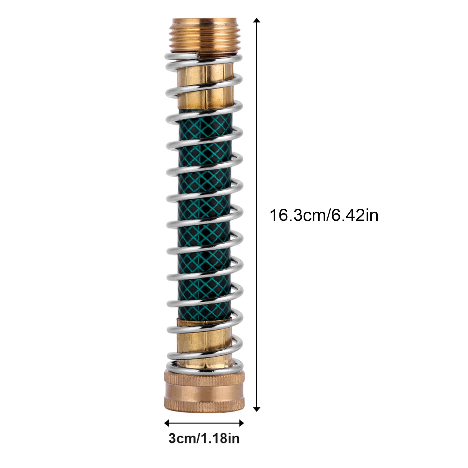 Kink Protector. Garden Hose Connector, 5.71x1.18in Irrigation Fitting