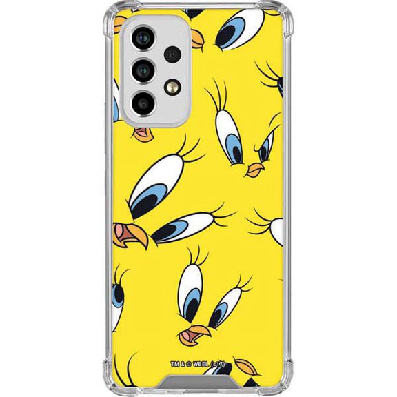 Skinit Cartoons Tweety Bird Super Sized Pattern Galaxy A53 5G Clear Case