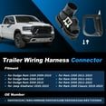 thumbnail image 4 of Conector de Cableado de Remolque de 7 Vías Único para Dodge para Ram 1500 2500 3500 para Adaptador Convertidor de Remolque Jeep Gladiator 56055632AC/68014986AB, 4 of 7