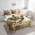 thumbnail image 3 of Castle Fairy Teens Adults Mallard Duck Bedding Comforter Set 7pcs,Rustic Animal Queen Bedding Sets Super Cozy,Abstract Watercolor Queen Sheet Sets,Breathable Home Decor,Reversible, 3 of 8
