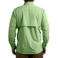 thumbnail image 2 of Whitewater Lightweight Moisture Wicking Long Sleeve Fishing Shirt with UPF 50 (Reef, Medium), 2 of 6