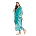 thumbnail image 5 of Women's Plus Size Kaftan Dresses Boho Long Maxi Dress Ladies Casual Hippie Kimono Sleeve Loose Caftan Online, 5 of 8