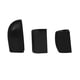 thumbnail image 5 of Reposapulgares Para Saxofón 6 almohadillas para teclado de saxofón de silicona suave para accesorios de alto tenor soprano (negro), 5 of 9