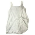 thumbnail image 2 of Xersion Womens White Athletic Tank Dress with Built in Shorts X-Large, 2 of 3