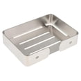 thumbnail image 2 of Jabonera de acero inoxidable para pared, para baño Plata 02, 2 of 8