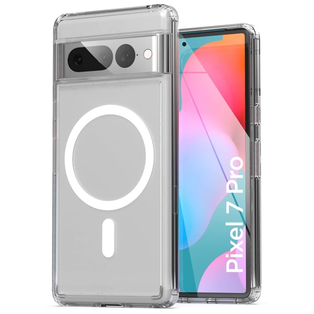 Funda magnética transparente para Google Pixel 7 PRO