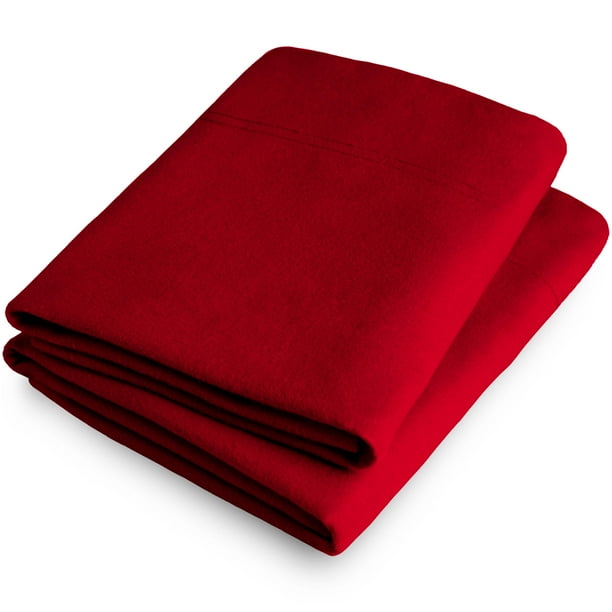 Bare Home Standard Flannel Pillowcase Set 100 Cotton Velvety Soft Heavyweight Double