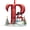 P, variant on Chanana 26 Letters Christmas Tree Decoration Pendant,Snowman DIY Hanging Christmas Ornaments,Letter Personalized Christmas Indoor for Christmas Tree Ornaments Pendant Hanging Decorations
