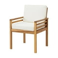thumbnail image 6 of Okemo Acacia Wood Outdoor Dining Set with Table and 4 Chairs with cushions, 6 of 8