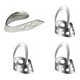 thumbnail image 1 of 4pcs thumb pick huewed ajustable thumb índice anillo dedo dedo medio plectrum, 1 of 5