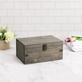 thumbnail image 3 of Caja de almacenamiento para botellas de aceites esenciales MyGift, madera gris vintage, 3 of 7