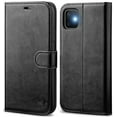 thumbnail image 1 of Leather Wallet Magnetic Flip Case with Strap and Picture Slot (Black) Cover For iPhone 11 Pro, 1 of 4