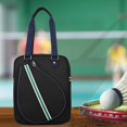 thumbnail image 1 of DYNWAVECA Tennis Bag Water Resistant Racquet Holder Practical Pouch Fashion Professional Tennis Racket Bag for Outdoor Travel Beginners black 1 shoulder, 1 of 10