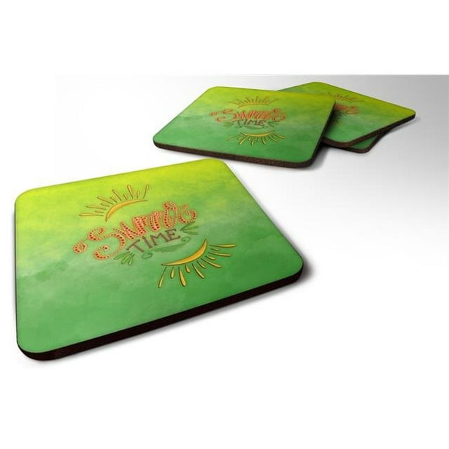 Carolines Treasures BB7453FC Summer Time Foam Coasters - Set of 4