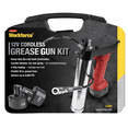 Workforce L1380 12V Cordless Grease Gun Kit with Two NiCd Batteries