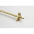 thumbnail image 1 of Zoroufy 01805-03814 48 inch Heritage Solid Stair Rod Set Regular Brackets Urn Finial in Brushed Brass, 1 of 1