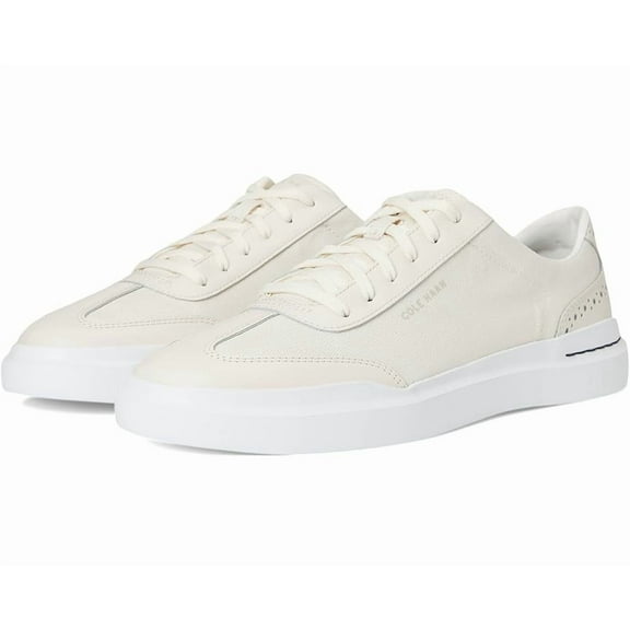 Cole Haan Grandpro Rally Canvas T-Toe Optic White Canvas/Dove Suede/Optic White 6.5