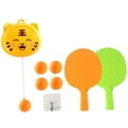 thumbnail image 4 of Entrenador de tenis de mesa colgante shamjiam Ejercitador Interior Adultos Práctica Principiantes Niños Tigre 2 5 bolas, 4 of 8