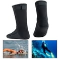 thumbnail image 3 of Eoperou 1 Pair Diving Socks Unisex Wetsuit Surf Shoes Thermal Quick Dry Thick Soles Wear-resistant Non-slip Swimming Boots Feet Protection Aqua Shoes Warm Beach Socks, 3 of 7
