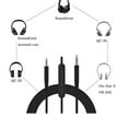 thumbnail image 2 of Audio Cable 2.5mm Replacement 140cm for QC25 35 35II Lightweight Black, 2 of 7