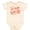 Natural, variant on Inktastic Nonna Loves Me Granddaughter Flowers Girls Baby Bodysuit
