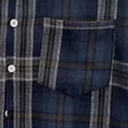 thumbnail image 7 of Miqool Men's Flannel Plaid Shirt Long Sleeve Button Down Collared Casual Lightweight Jacket Layering for Fall Winter, 7 of 7