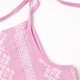 thumbnail image 5 of SDJMa - Vestido playero de verano para niñas pequeñas, falda con tirantes y estampado floral, 5 of 8