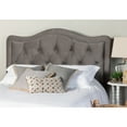 thumbnail image 3 of Leffler Home Allure Diamond Tufted King Upholstered Headboard in Gray, 3 of 5