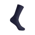 thumbnail image 2 of 1 Pair Non Binding Loose Fit Ankle Socks Wide Thin Crew Socks with No Elastic Top for Men & Women Plus Size, 2 of 6