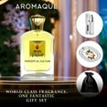 thumbnail image 3 of ​AROMAQUE Khadlaj Hareem Al Sultan Gold Eau de Parfum Unisex Spray, 2.5 oz – Includes Refillable Bottle, Scented Cards, and Satin Bag​, 3 of 4