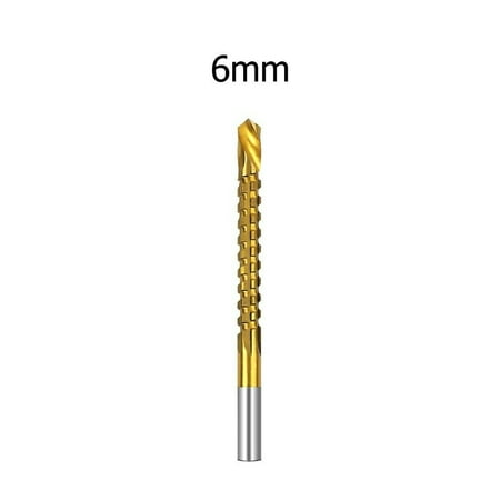 

Goodhd 1Pc HSS Drill Bit Spiral Screw Metric Composite Tap for Wood Cutting Drilling