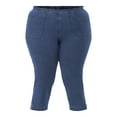 thumbnail image 5 of JMS Just My Size by Hanes Women's Plus Snap Hem Pull On Cropped Pants, 23" Inseam, Sizes 0X-4X, 5 of 5