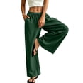thumbnail image 4 of Dagugfen Athletic Pants for Women Loose Fitted Drawstring Elastic Waist Breathable Summer Casual Workout Full Length Pants, 4 of 8